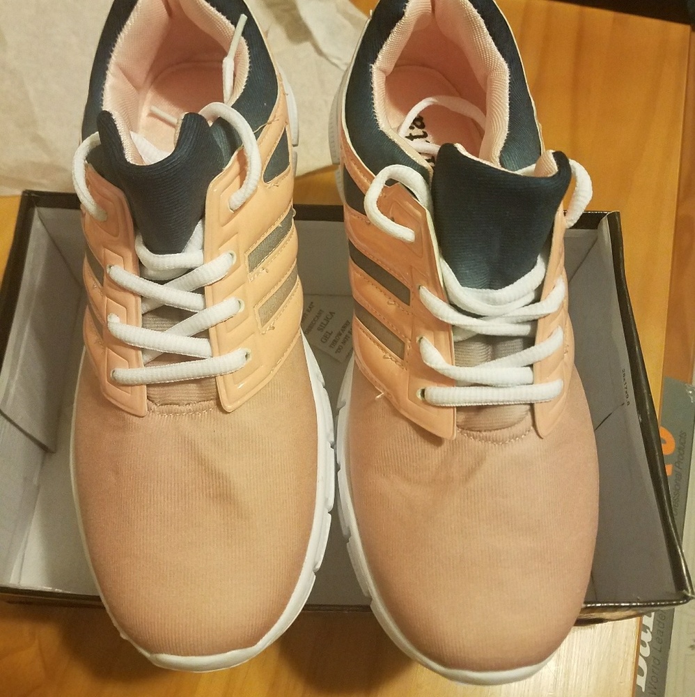 Pink running sneakers size 8.5